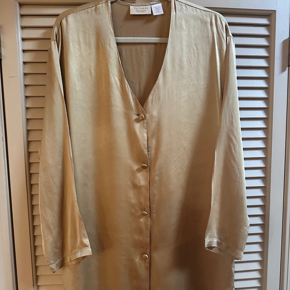 100% Silk Nightshirt (Vintage Victoria's Secret)
